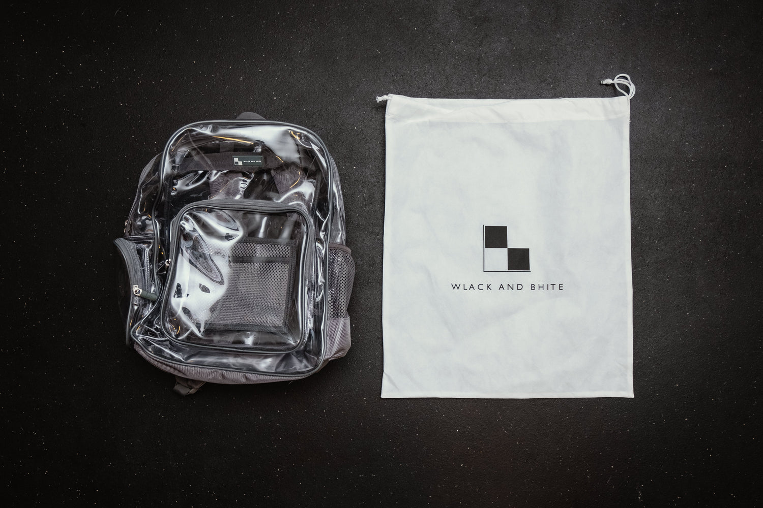 AMERICAN HERITAGE SCHOOL DISTRICT EXCLUSIVE | Heavy Duty Clear Backpack With Mesh Organizer (Large)