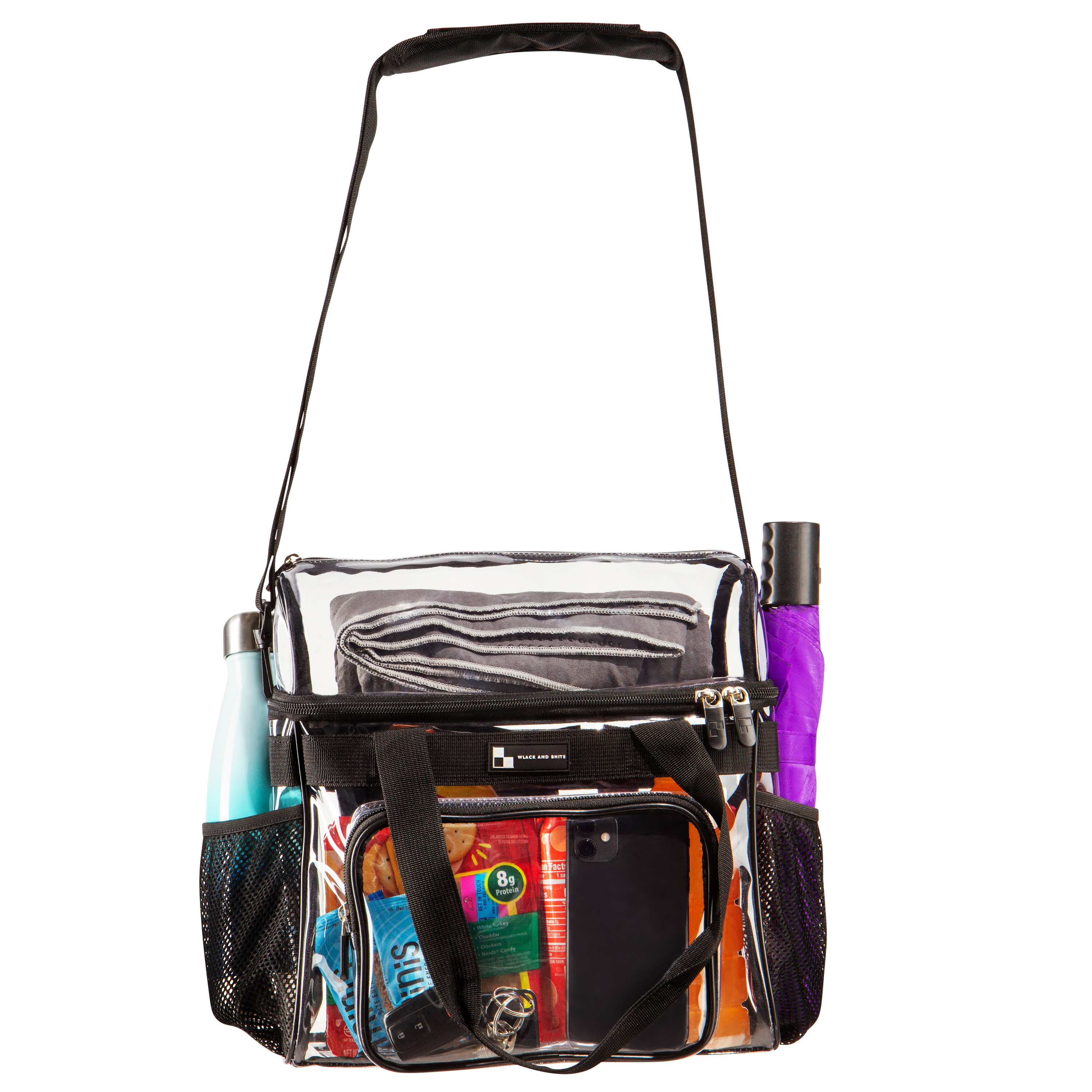 Large heavy duty clear lunch bag sales